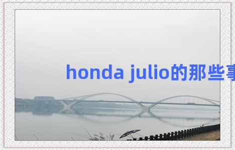 honda julio的那些事